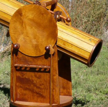 Wooden Telescope side